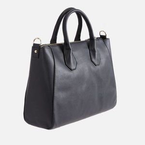 JustFab Nikol Satchel in Black
